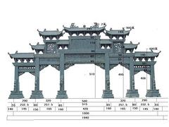 天青石牌坊平台，山东天青石牌坊技术哪家好