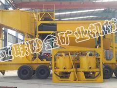 亚联砂金矿业机械移动式淘金设备厂家推荐_出售移动式淘金设备