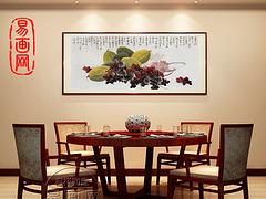 出售工致的易画网餐厅风水字画——北京餐厅风水字画