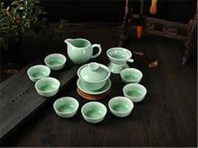 有品质的青瓷茶具厂家批发 青瓷茶具哪家好