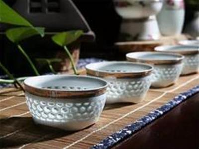 热门新款玲珑瓷茶具组在厦门火热畅销|陶瓷茶具定制