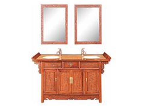 如何选购好的红木浴室柜 价格合理的莆田红木古典艺术浴室柜厂家