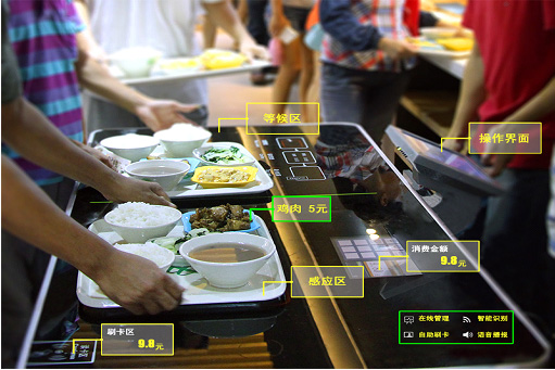 广州科学城自助连锁火锅店快速结算系统，让食堂效率提高很多倍