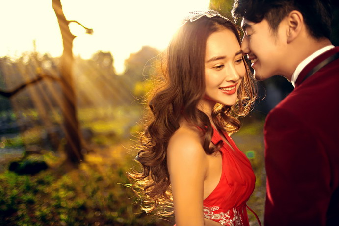 十分唯美的北京婚纱韩式摄影技术
