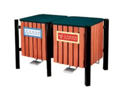 哪里有卖钢木果皮箱，有品质的钢木垃圾桶厂商出售