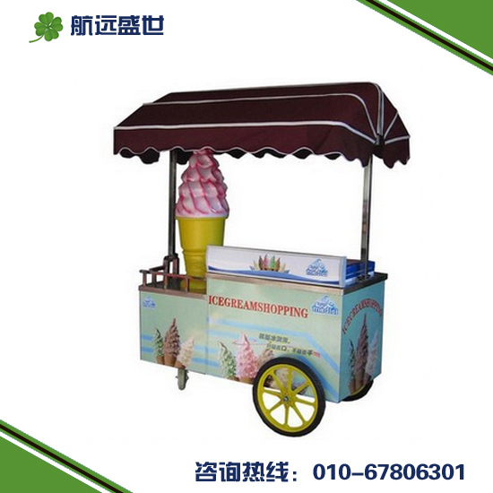 冰激凌流动车|无电冰淇淋外卖车|移动式冰淇淋车|冰淇淋售货车
