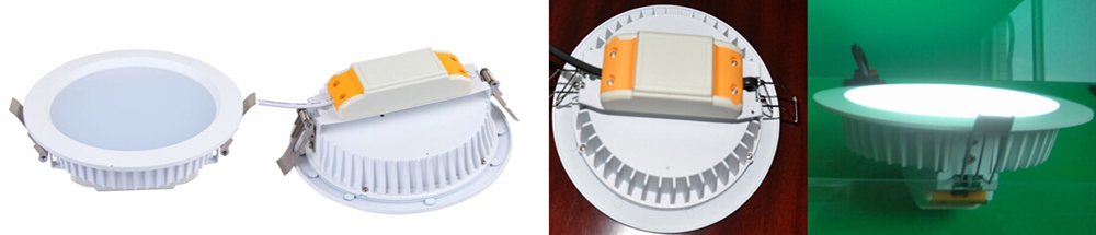 欧式热销产品    8寸25瓦压铸LED筒灯外壳/配件