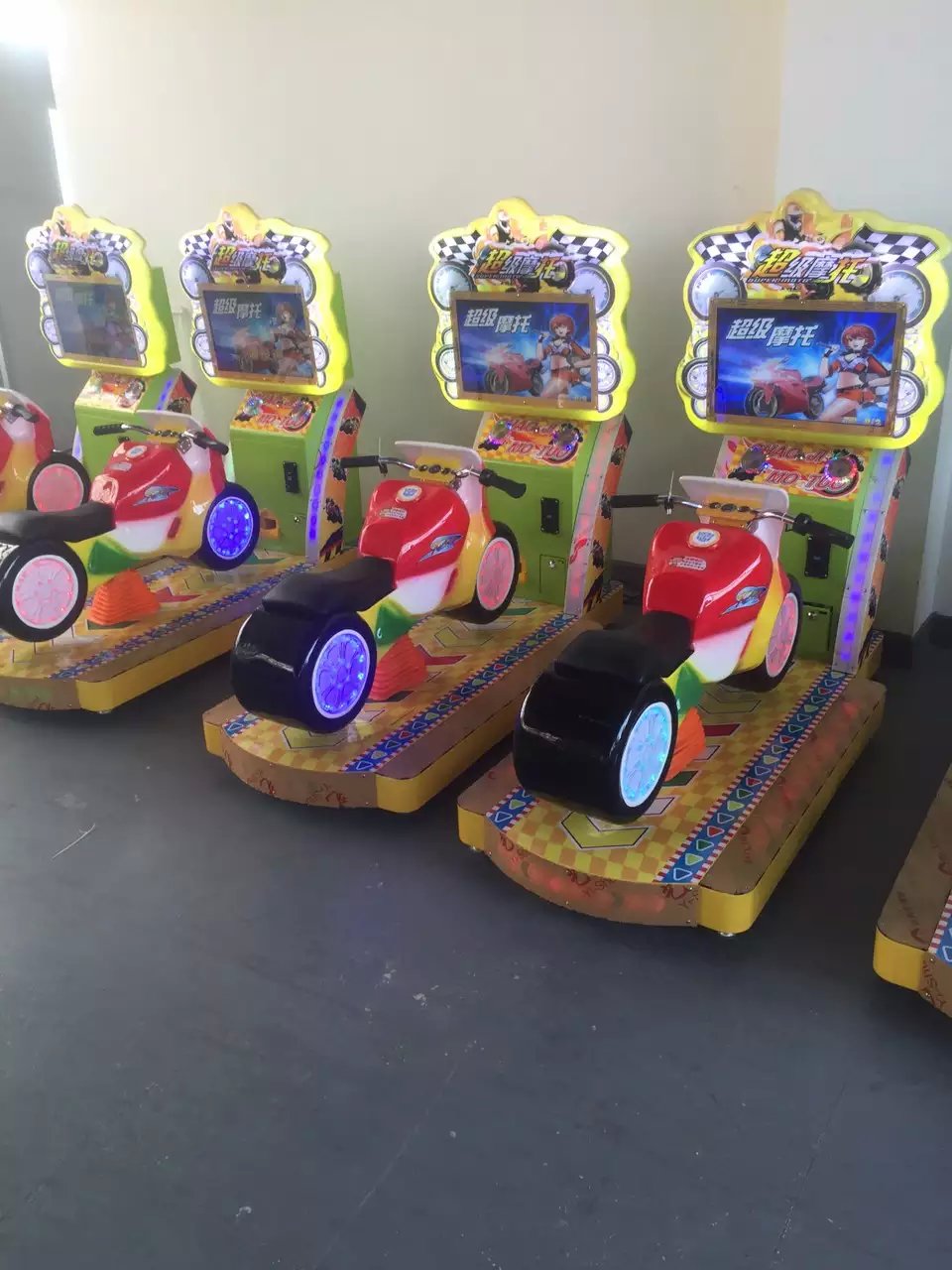 新品超级摩托游艺机 儿童投币赛车游戏机 淘气堡乐园电玩设备