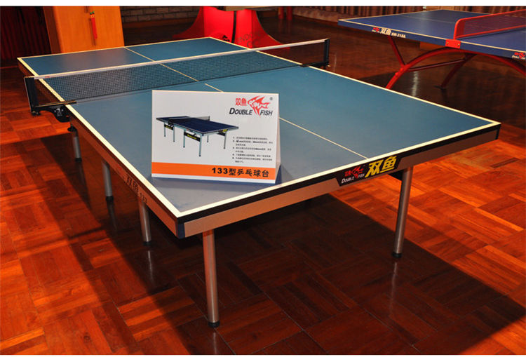 双鱼xx133型乒乓球台 训练比赛乒乓球桌 标准折叠 