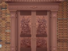 广西庭院铜门——【厂家直销】南宁牢固的别墅庭院铜门