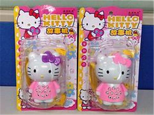 南滨塑胶玩具厂供应同行产品中质量好的hellokitty故事机：优质的kt猫故事机