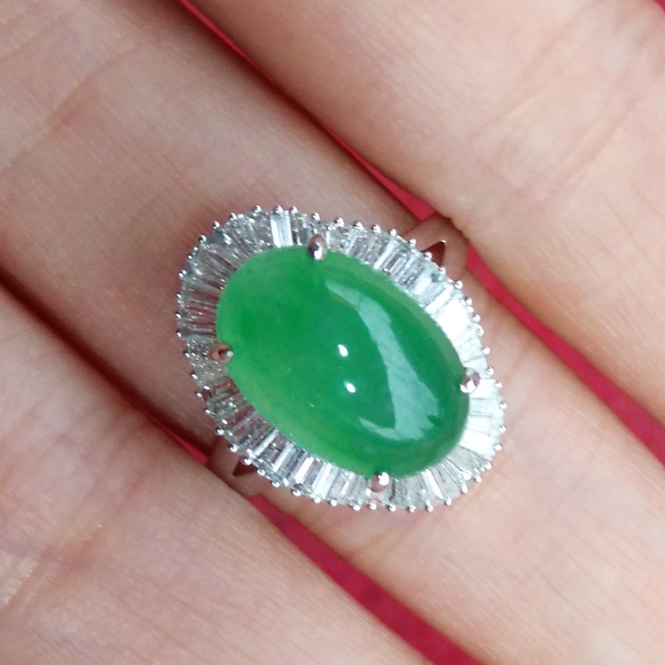 在哪能买到别致的天然缅甸翡翠紫罗兰戒指 安徽A货真品紫罗兰戒指