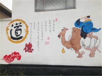 文化墙彩绘工程|可信赖的济宁文化墙彩绘推荐