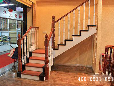 刘氏实木楼梯提供销量好的美国红橡楼梯，产品有保障|东营美国红橡楼梯