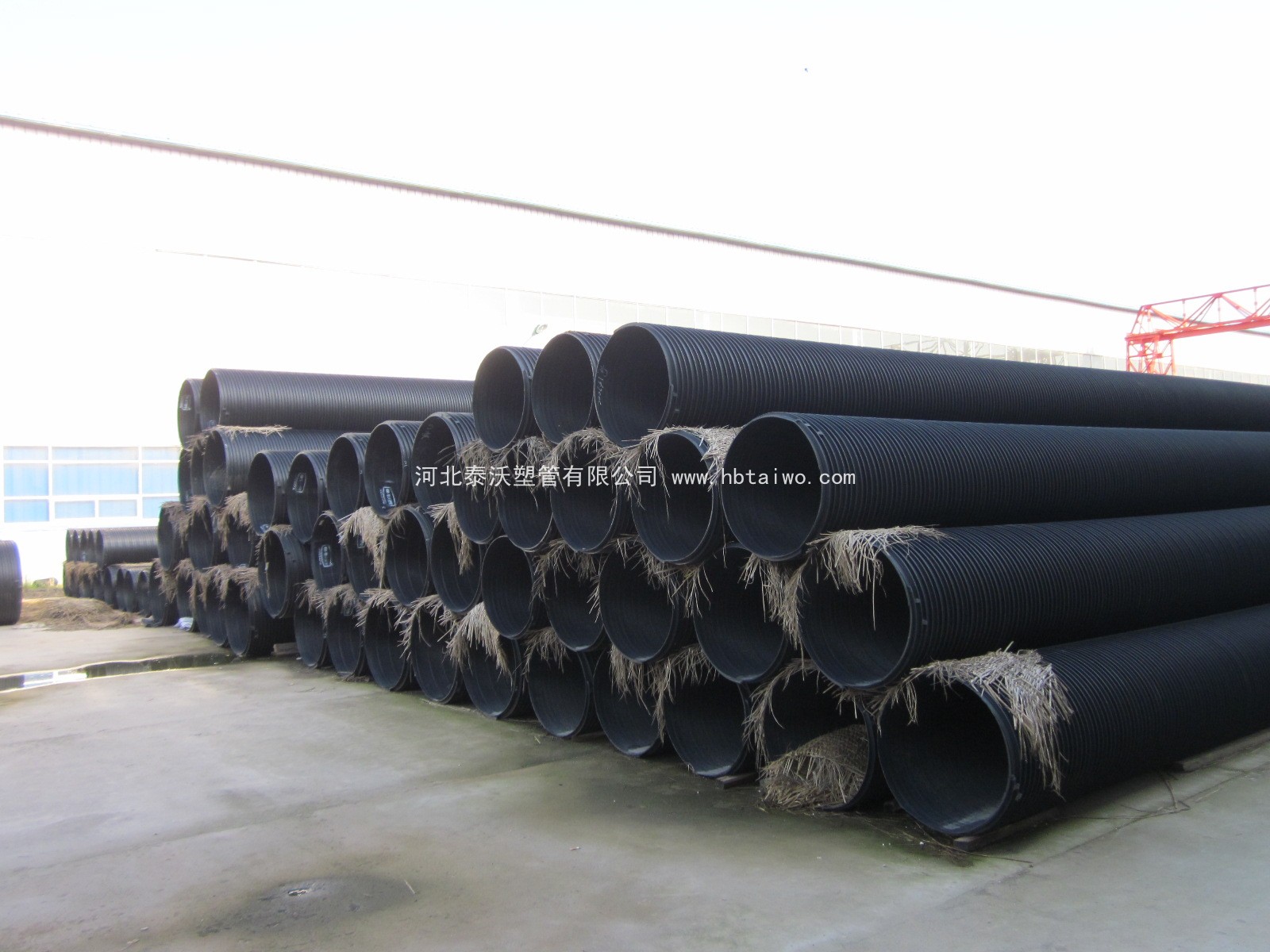 内蒙古现货供应HDPE塑钢缠绕管 厂家 聚乙烯塑钢缠绕管报价