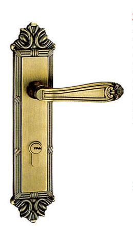 意安达 欧式大门锁 青古铜 3370