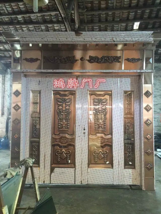 重庆有色不锈钢门