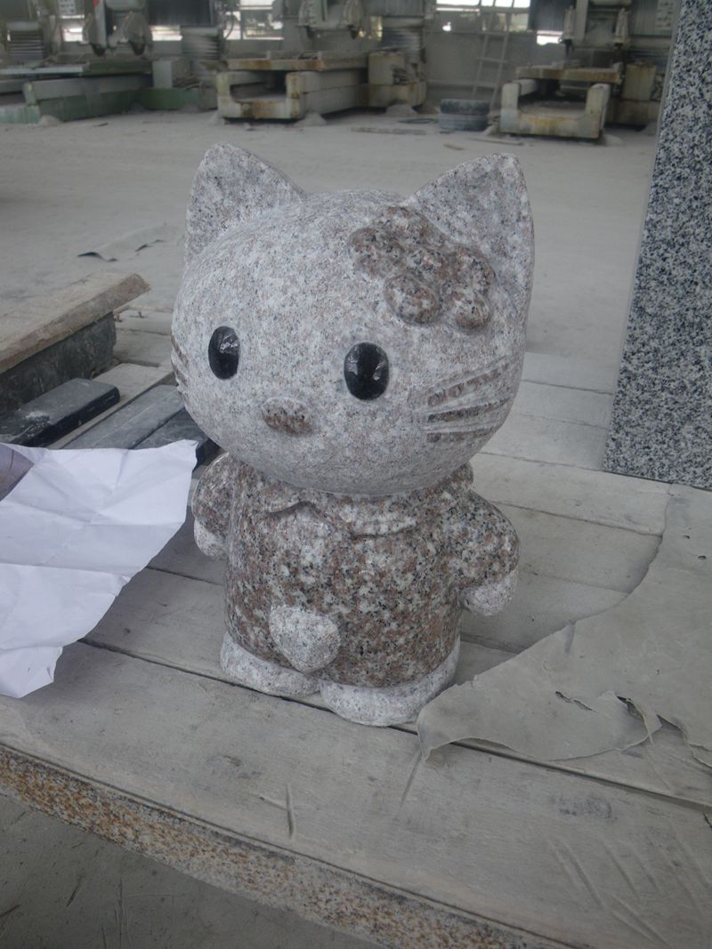 精致的KT猫石雕_泉州实惠的KT猫石雕【供销】