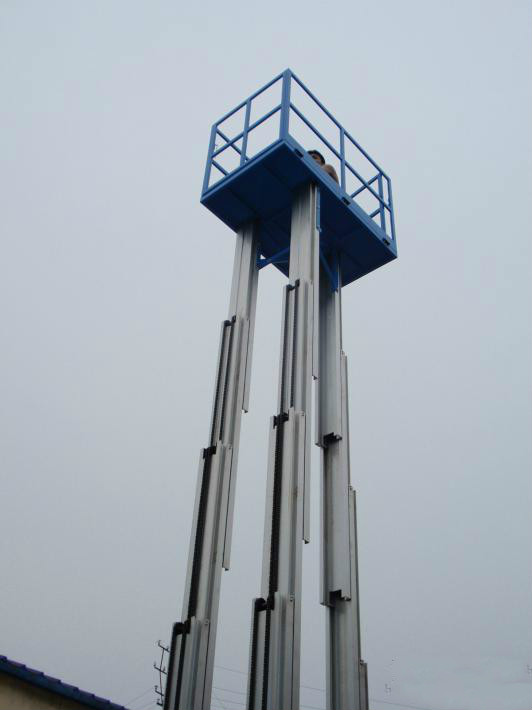 河南铝合金升降机：信誉好的铝合金三柱升降平台供应商_民发液压