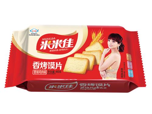 米米佳食品供应价格优惠的烤香馍片：生产香馍片