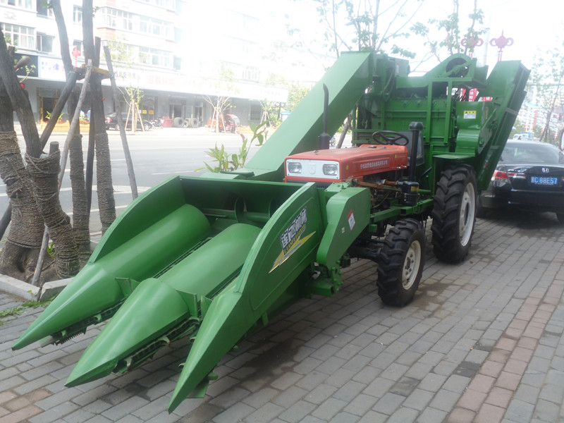 黑龙江玉米收割机：高性价连飞机械背负式玉米收获机在哪可以买到