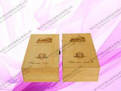 潍坊口碑好的红酒双支包装【供应】：gd红酒木盒