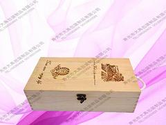 潍坊哪里买销量好的红酒双支木盒包装，潍坊红酒包装