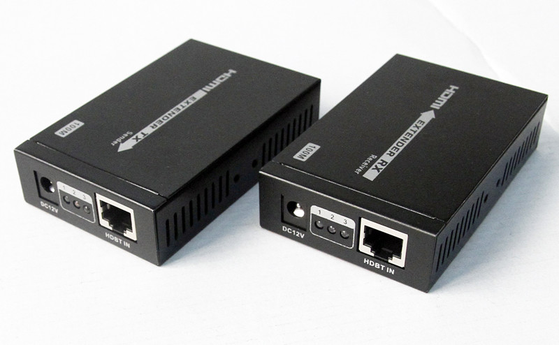 朗强网线延长器LCN6383S,支持红外回传，支持RS232串口功能