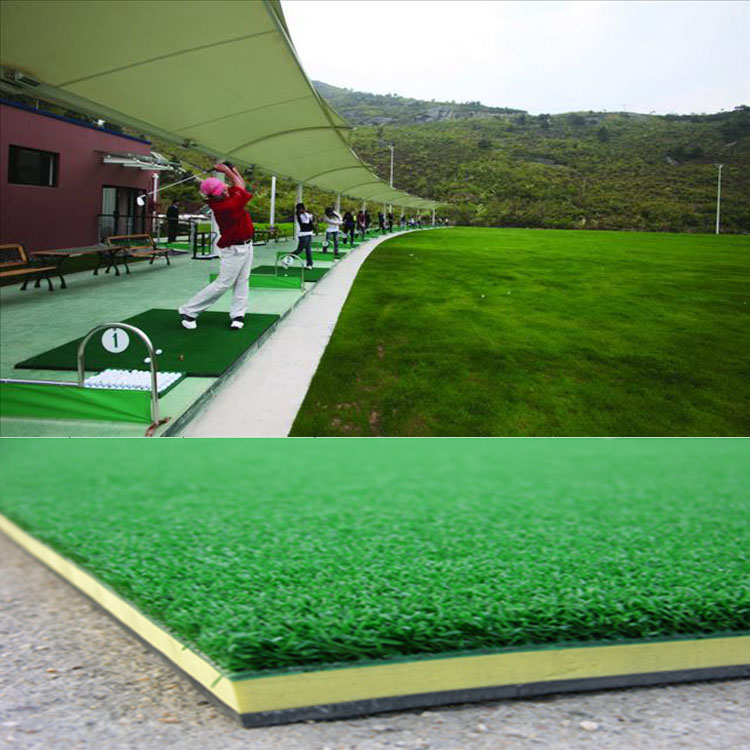 东莞高尔夫设备用品厂家供应个性定做三层打击垫黄色夹层