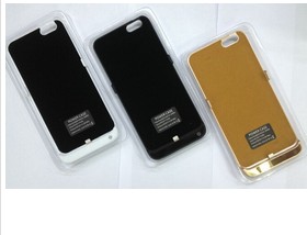 背夹后背电源iphone 6 PLUS 苹果6-5.5寸 超薄背夹电池,6200毫安 ：