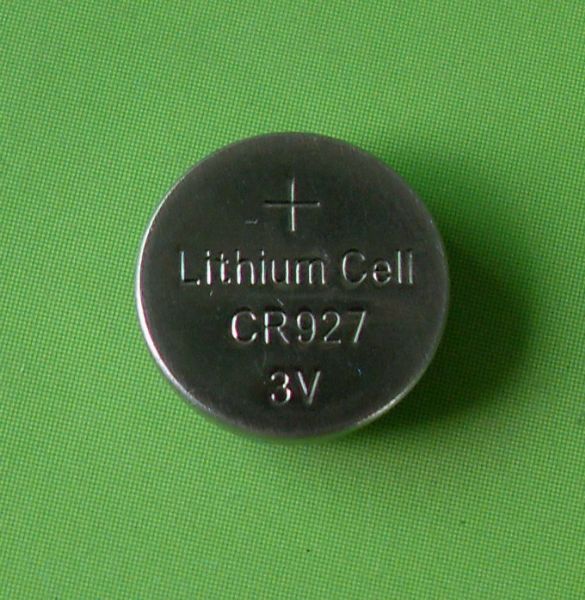 供应CR927锂-二氧化锰纽扣电池