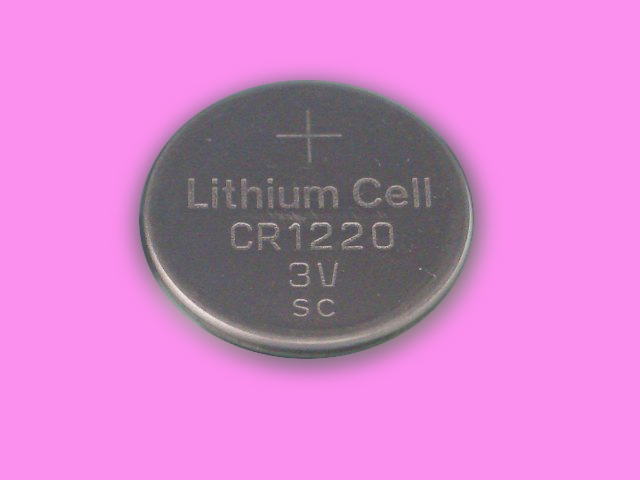 供应CR1220锂-二氧化锰纽扣电池