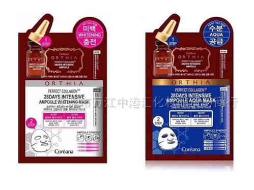 单价￥85 韩国进口 coreana高丽雅娜肉毒杆菌jh修护面膜 浓度补水 美白两款