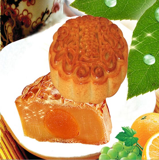 中秋月饼代工 广式月饼 蛋黄莲蓉散装月饼 水果月饼厂家直销