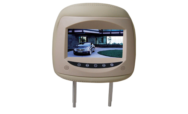 畅销品牌“展鑫”7寸头枕显示器，触摸按键，车载显示器,普清高清可选