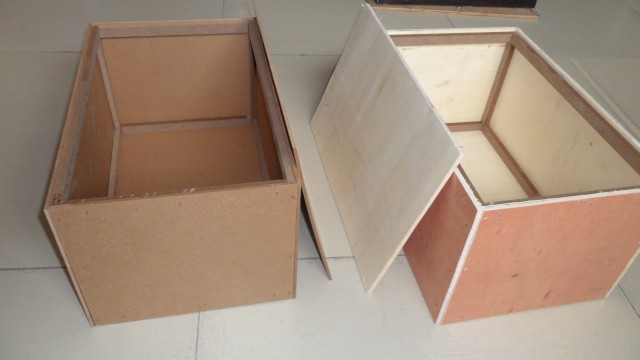 折叠夹板包装箱