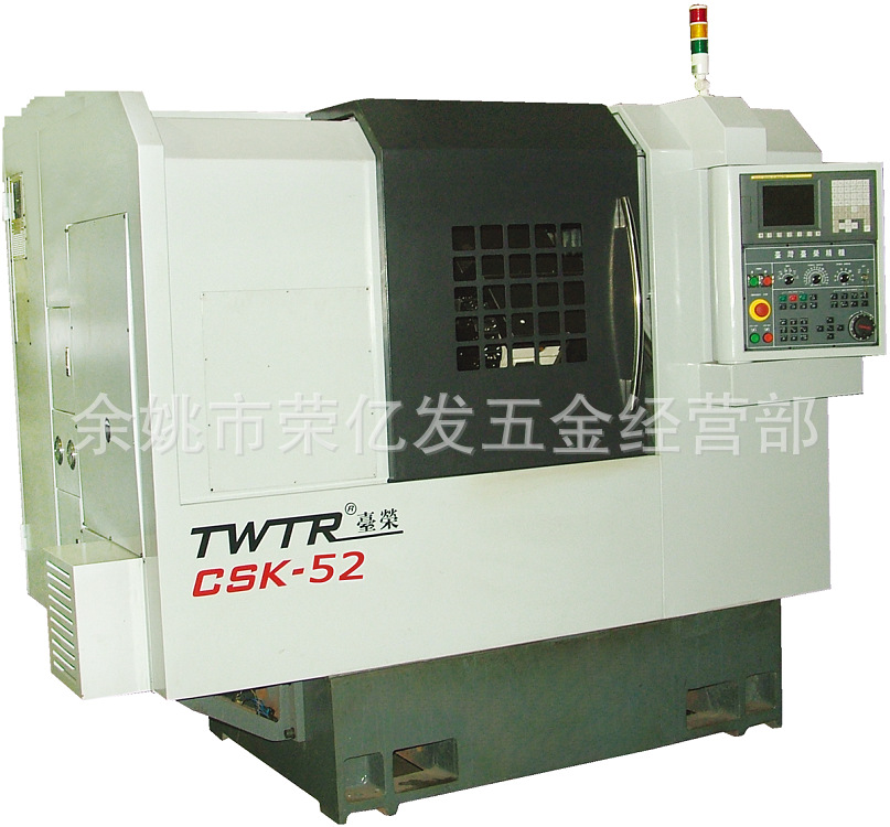 台铭45A型排刀式数控车床 CNC精密机床 台湾新代系统