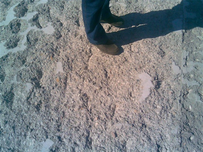 沈西物流园地面起砂起土 破损 麻面处理