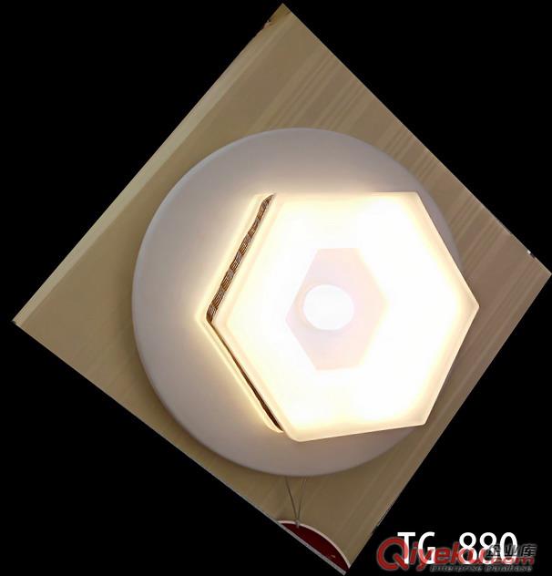广东古镇15年新款平版水晶客厅低压灯|双色贴片800MM圆形水晶灯