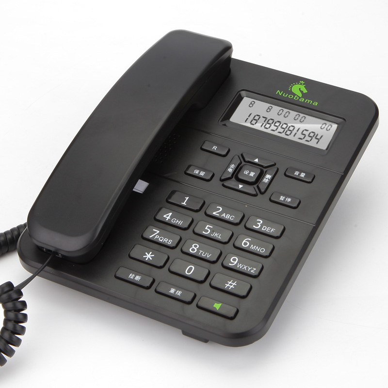 供应诺巴玛来电显示电话机 办公电话机 家用座机 电信固定电话