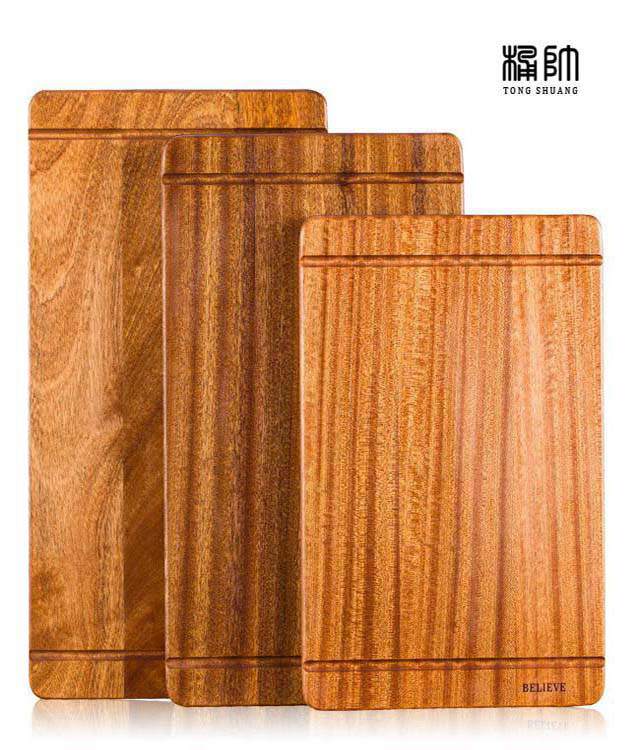 时尚家居橡胶木实木水槽菜板