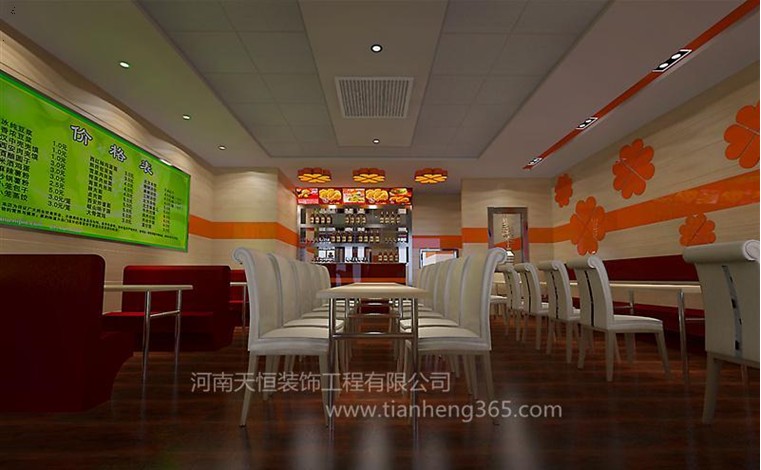 郑州快餐店装修设计，专业特色快餐店装修，专业的快餐店装修公司