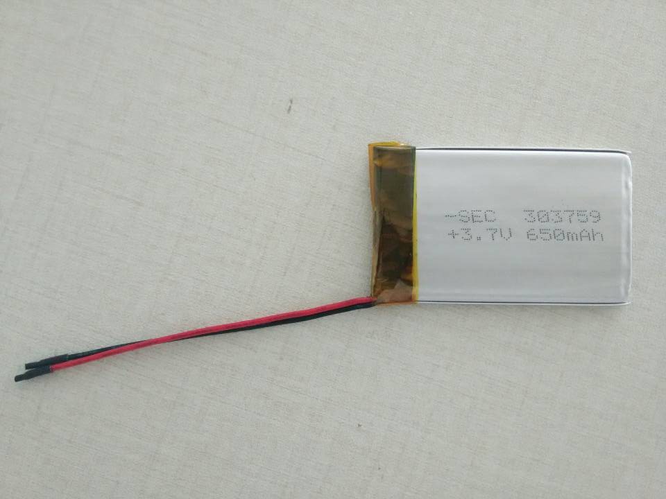 供应聚合物303759电池 650mah可做成电池组
