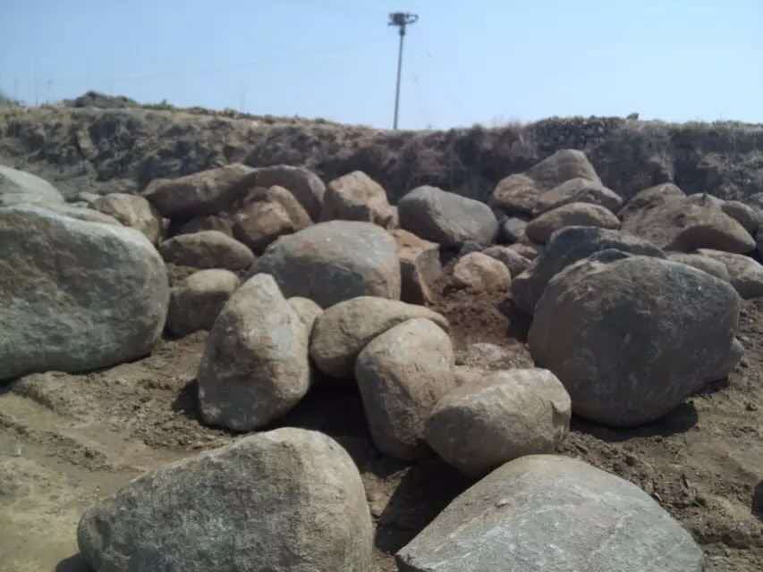 山东龟纹石，千层石，水纹石园林石直销处原始图片2