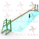 武汉同心水上拓展器材-手环吊桥